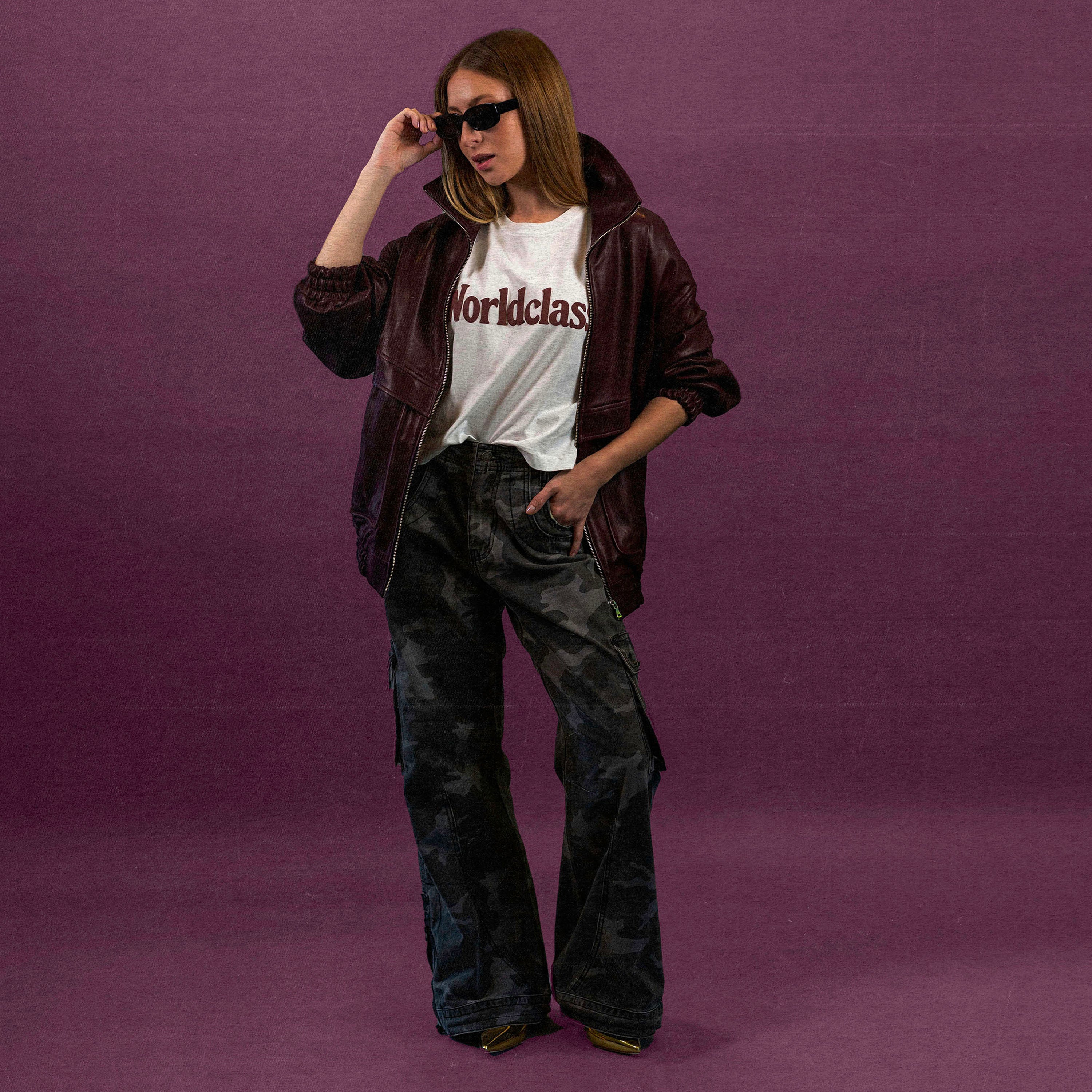 Signature Worldclass Cropped Tee