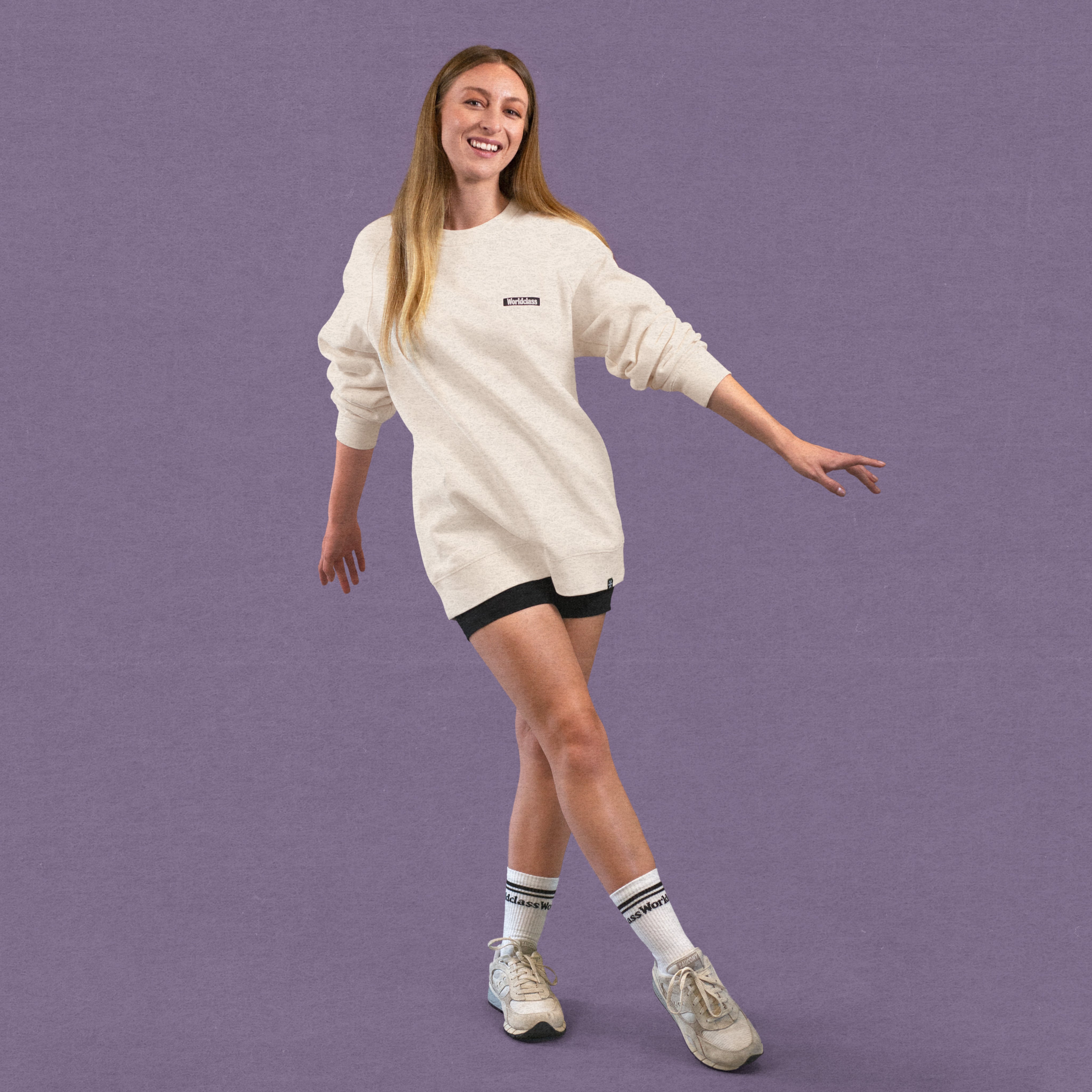 Patch Ecru Sweatshirt
