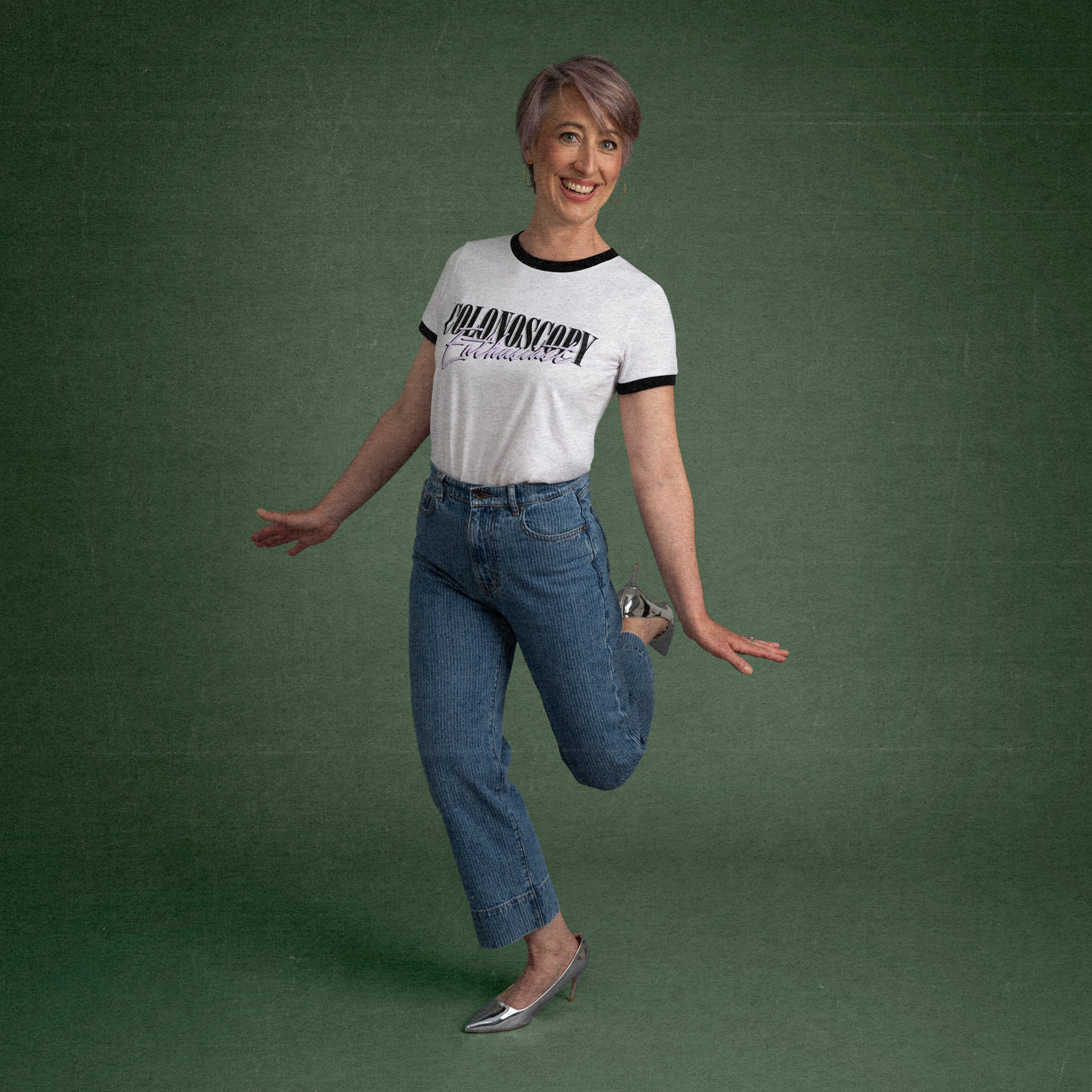 80s Colonoscopy Enthusiast Ringer Tee