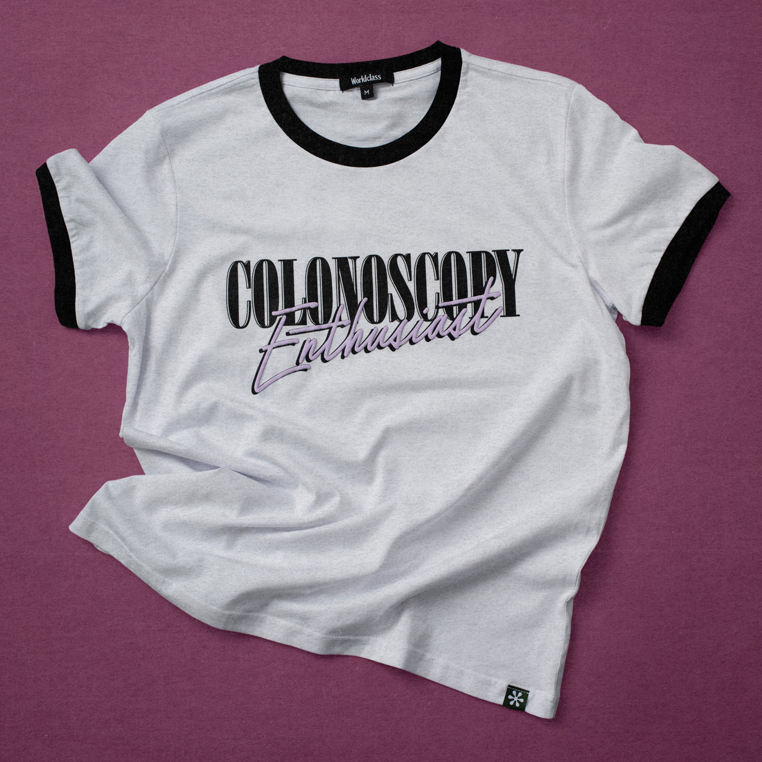 80s Colonoscopy Enthusiast Ringer Tee