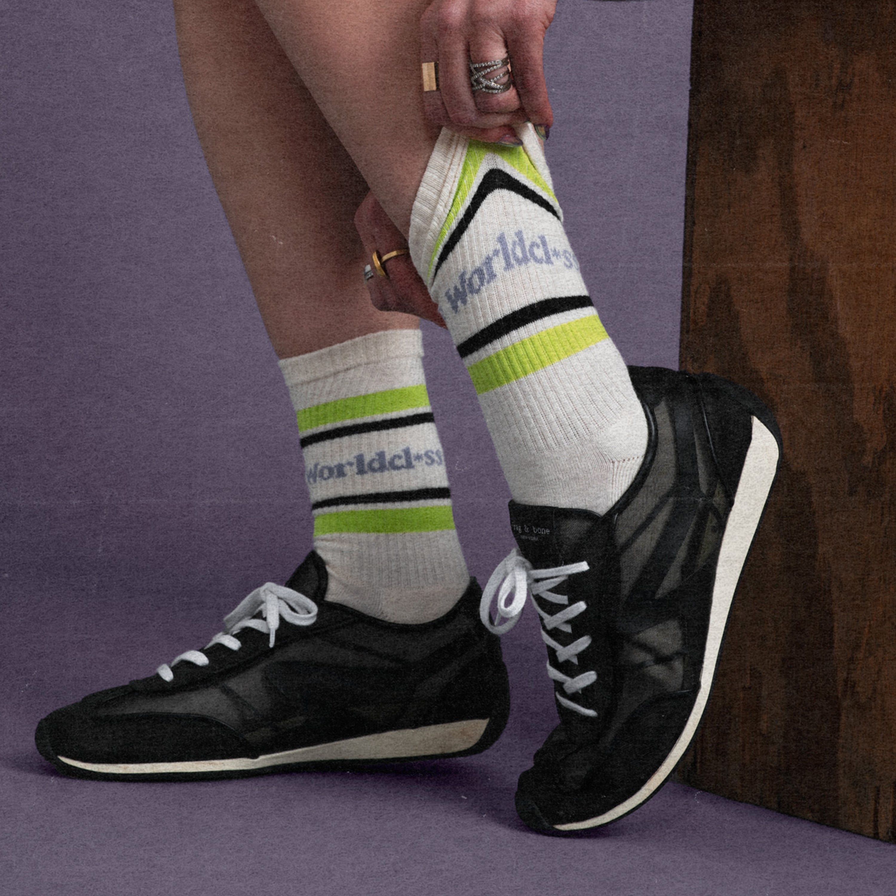 Vintage Worldcl*ss Sock